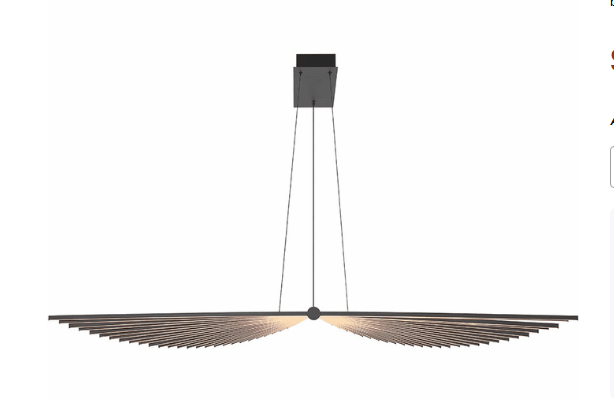 Eurofase Lighting 46344-014 Seraph 15.25 inch Modern LED Kitchen Island Chandelier Ceiling Light, Black Finish