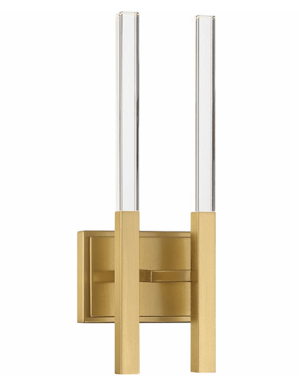 Eurofase Lighting 46426-031 Benicio 18 inch Modern Multi LED Flush Wall Mount Sconce Light, Brushed Gold Finish