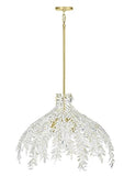 Eurofase Lighting 46435-026 Jalore 4 Light 32-inch Macchiato Chandelier Ceiling Light White Finish
