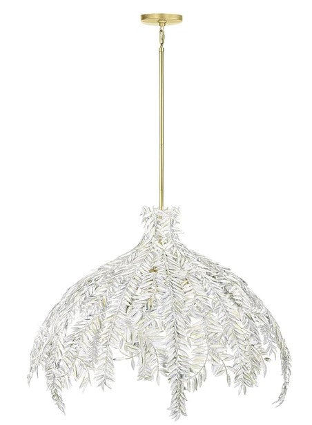 Eurofase Lighting 46436-023 Jalore 6 Light 48-inch Macchiato Chandelier Ceiling Light White Finish