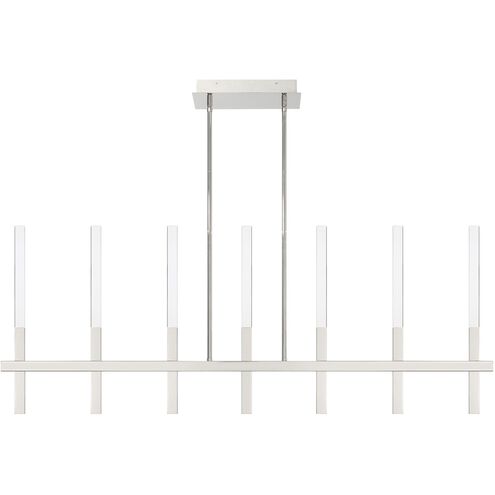 Eurofase Lighting 46476-029 Benicio LED 46.25 inch Nickel Island Chandelier Ceiling Light