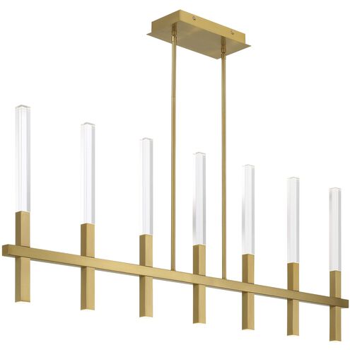 Eurofase Lighting 46476-036 Benicio LED 46.25 inch Gold Island Chandelier Ceiling Light