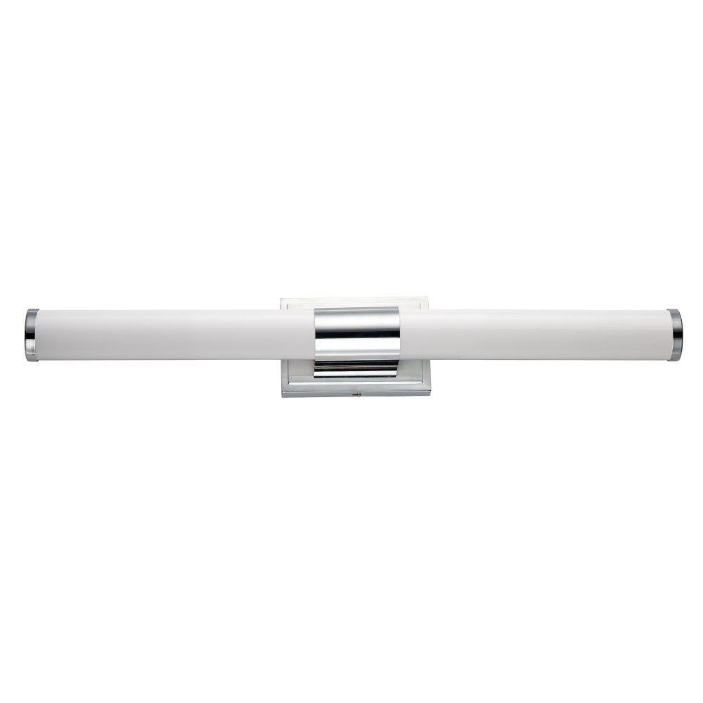 Maxim Lighting 52116WTPC Optic 1 Light 30 inch Polished Chrome Bath Vanity Wall Light - Horizontal Orientation White Background