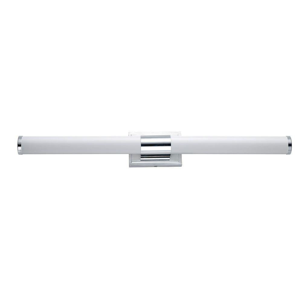 Maxim Lighting 52117WTPC Optic 1 Light 36 Inch Polished Chrome Bath Vanity Wall Light - Horizontal White Background
