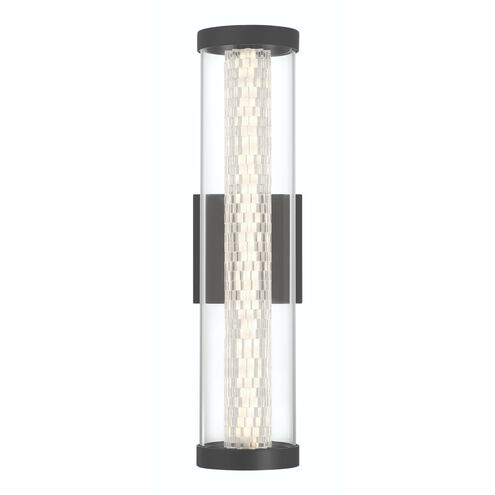 Eurofase Lighting 46808-011 Savron LED 4.75 inch Black Wall Sconce Wall Light, Both Indoor/Outdoor