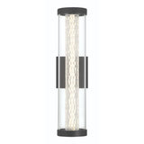 Eurofase Lighting 46808-011 Savron LED 4.75 inch Black Wall Sconce Wall Light, Both Indoor/Outdoor