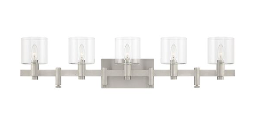 Eurofase Lighting 46813-022 Decato 5 Light 5.50 inch Bathroom Vanity Light