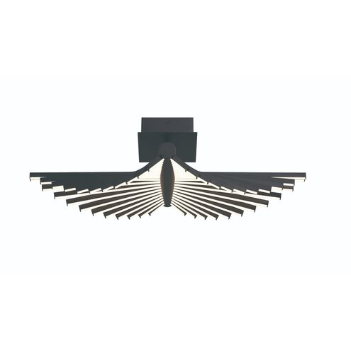 Eurofase Lighting 46897-015 Seraph LED 11.25 inch Flush Mount Ceiling Light, Wattage 45W, Black Finish