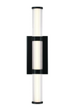 Eurofase Lighting 47124-028 Fayton - 21'' Integrated LED Outdoor Wall Sconce - 36V - 23.4W - 985 Lumens - 3000K Warm White - Dimmable - Matte Black