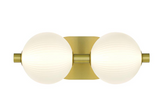 Eurofase Lighting 47192-010 Palmas 2 Light Vanity In Gold