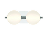 Eurofase Lighting 47192-027 Palmas 2 Light 15 inch Nickel Vanity Light Wall Light