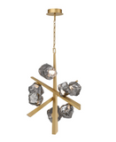 Eurofase Lighting 47234-017 Thorah 7 Light 27 inch Gold Chandelier Ceiling Light