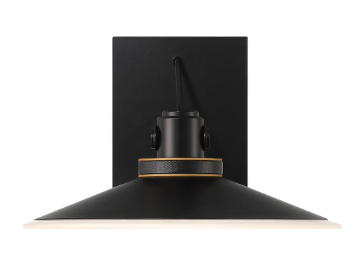 Eurofase Lighting 47357-013 Deckard 1 Light 16 inch Gold and Black Wall Sconce Wall Light