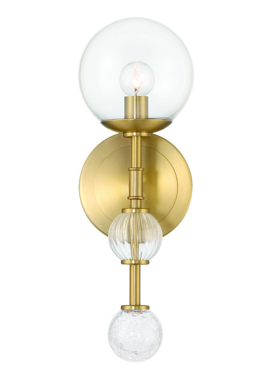 Eurofase Lighting 47358-010 Traiton 1 Light 6 inch Gold Wall Sconce Wall Light