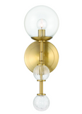 Eurofase Lighting 47358-010 Traiton 1 Light 6 inch Gold Wall Sconce Wall Light