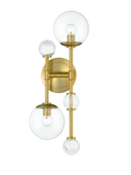 Eurofase Lighting 47359-017 Traiton 2 Light 6 inch Gold Wall Sconce Wall Light