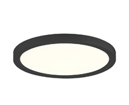 Eurofase Lighting 47517-028 Artemis - 7'' Round LED Flush Mount - 120V - 15W - 5CCT Color Selectable - 896 Lumens - Dimmable - Black