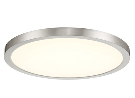 Eurofase Lighting 47520-035 Artemis LED 15 inch Nickel Flush Mount Ceiling Light