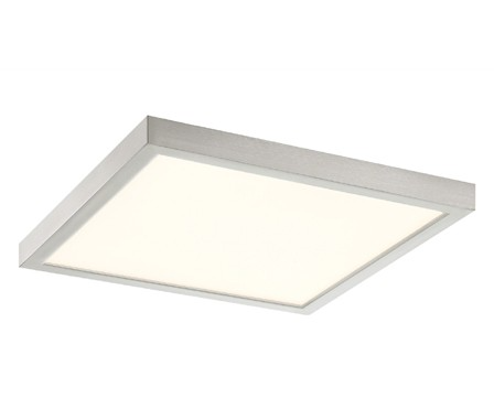 Eurofase Lighting 47524-033 Troy - 9'' Square LED Flush Mount - 120V - 18W - 5CCT Color Selectable - 1211 Lumens - Dimmable - Brush Nickel