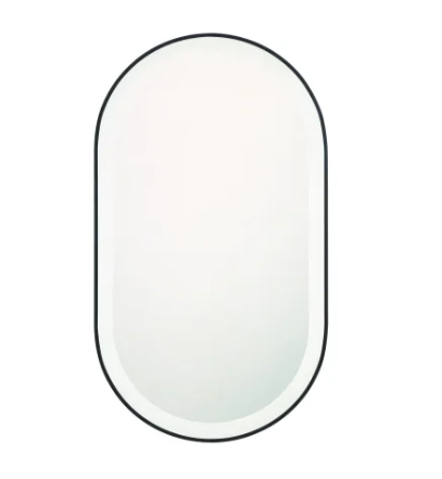 Eurofase Lighting 47563-025 Sara 42 X 24 inch Black Wall Mirror