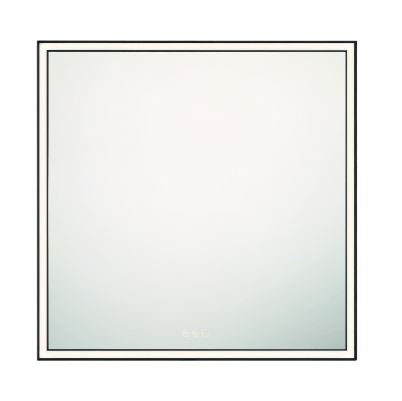 Eurofase Lighting 47566-033 Nixon 32 X 32 inch Black Wall Mirror