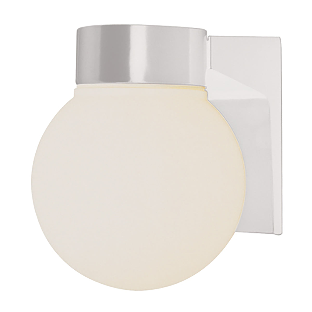 Trans Globe Lighting 4800 WH Pershing 1 Light White Outdoor Wall Light