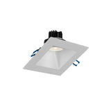 Lotus LED Lights LSG3-32K-5SSL-WH Lotus 5" Square Sloped Regressed Gimbal LED Downlight - 7.5W – Dim To Warm / 3K-2K - 500 Lumens – 120V - White