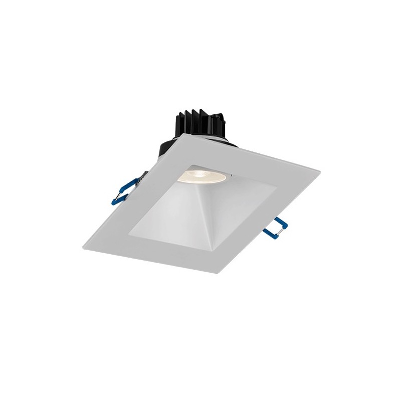 Lotus LED Lights LSG3-5CCT-HO-5SSL-WH Lotus 5" Square Sloped Regressed Gimbal LED Downlight - High Output - 11W - 27K / 3K / 35K / 4K / 5K – 120V - White
