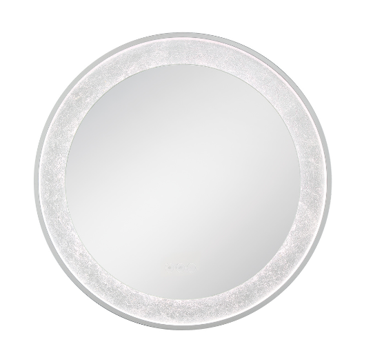 Eurofase Lighting 48088-015 Anya 30 X 30 inch Silver Wall Mirror