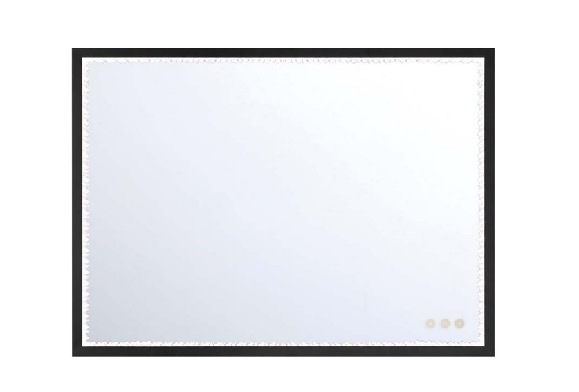 Eurofase Lighting 48095-013 Cerissa 30 X 22 inch Black Wall Mirror