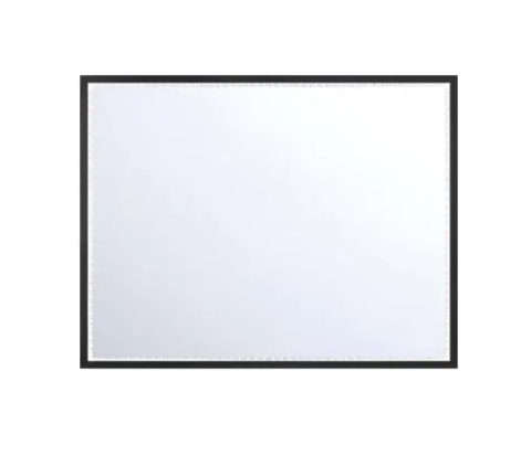 Eurofase Lighting 48096-010 Cerissa 36 X 28 inch Black Wall Mirror