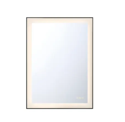 Eurofase Lighting 48101-028 Lenora 30 X 22 inch Black Wall Mirror