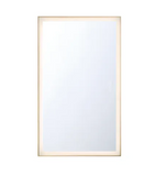 Eurofase Lighting 48103-039 Lenora 54 X 32 inch Gold Wall Mirror