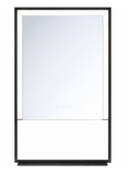 Eurofase Lighting 48114-011 Sayora 32 X 20 inch Black Wall Mirror