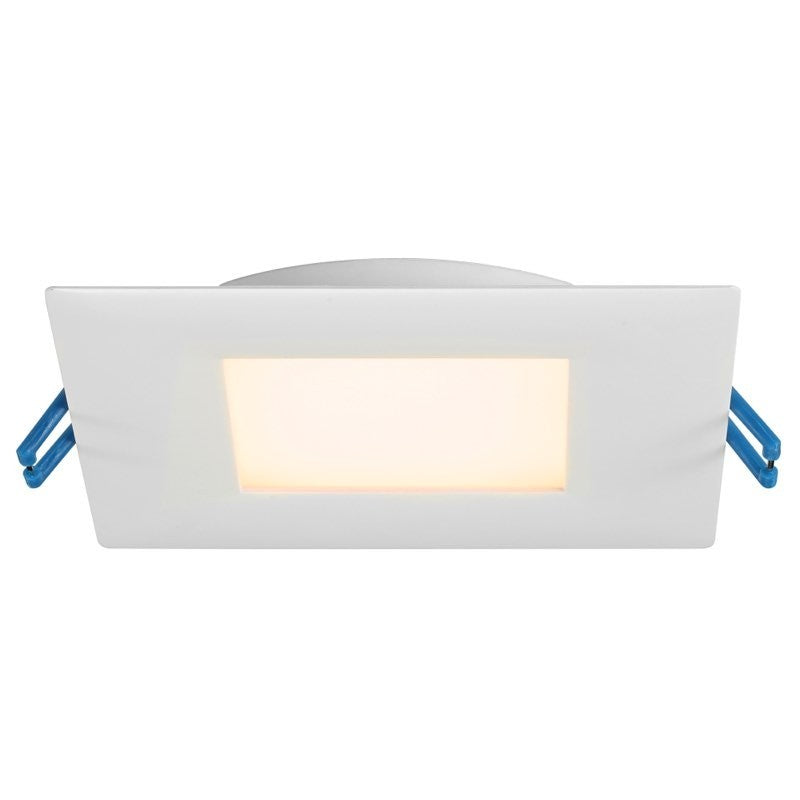 Lotus LED Lights LL4SR-3018K-WH Lotus 4" Square Regressed LED Downlight – 14.5W - Dim To Warm / 3K-18K – 120V, White