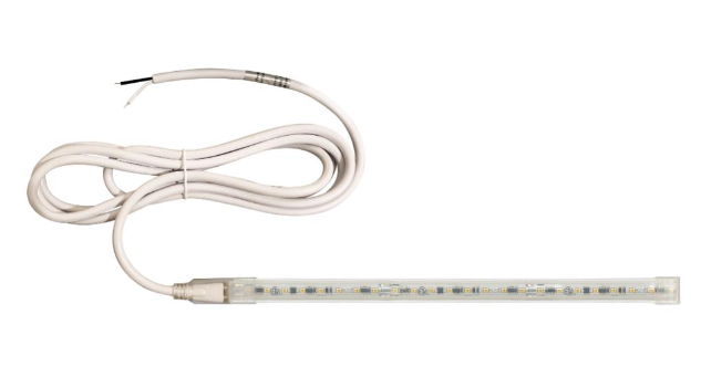 Nora Lighting NUTP13-W23-4-12-930/HW Custom Cut 23-ft, 4-in Continuous LED Tape Light, 330lm / 3.6W per foot,  w/ Mounting Clips and 8' Hardwired Power Cordr, Voltage 120V, Color Temperature 3000K