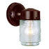 Trans Globe Lighting 4900 RT Quinn 1 Light 7 inch Rust Outdoor Wall Light