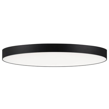 Maxim Lighting 57664WTSN Trim 1 Light 11 Inch Satin Nickel Flush Mount Ceiling Light