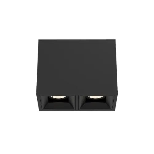 Eurofase Lighting BVOS201RFRF1540WCL Bravo LED, 2-Light, Wide, Voltage 120V-277V, Wattage 30W, Color Temperature 4000K, Black / Clear Finish