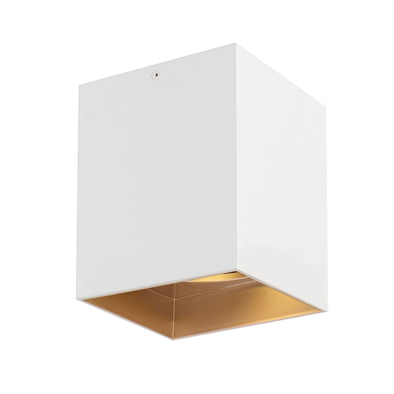Visual Comfort Architectural 700FMEXO660WG-LED927 Exo 5" LED Ceiling Light - Shade: Matte White - Trim: Gold Haze- Beam Angle: 60°