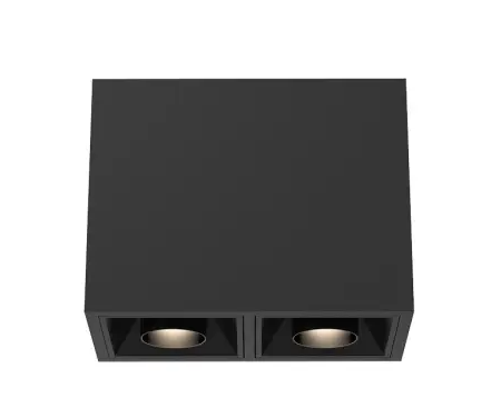 Eurofase Lighting BVOS202SGSG1527WCL Bravo LED, S.Gimbal, 2-Light, Wide, Wattage 30W, Voltage 120V-277V, Color Temperature 2700K, Black, Clear
