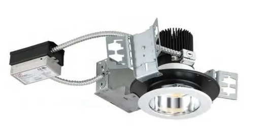 Eurofase Lighting 4AP-25-30-4-1-T-X-WP 4-in 25W Recessed White Lighting Kit, 120V, 3000K, TSWP