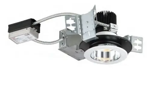 Eurofase Lighting 4AP-25-35-2-1-T-S-WP 4-in 25W Recessed White Lighting Kit, 120V, 3500K, TSWP
