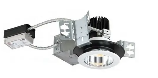 Eurofase Lighting 4AP-25-40-4-1-T-S-WP 4-in 25W Recessed White Lighting Kit, 120V, 4000K, TSWP