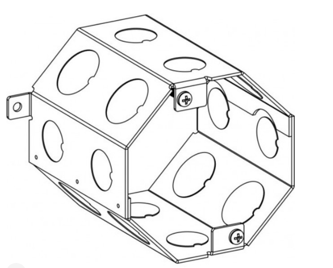 ORBIT 4CB 4 Inch Octagonal Concrete Box