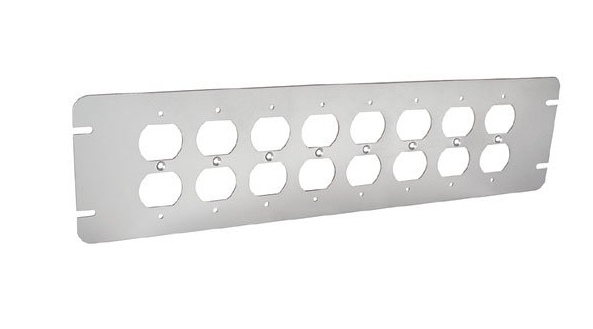 Orbit 4M8-DR 8G FLAT DUPLEX RECEPTACLE COVER