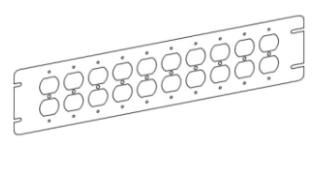 Orbit 4M9-DR 9G FLAT DUPLEX RECEPTACLE COVER