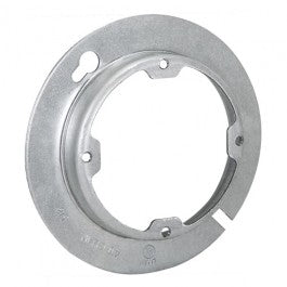 Orbit 4R150X 4" Octagonal Electrical Box Cover, 1-1/2" Raised Opening Steel, Dual Direction
