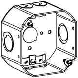 Orbit 4RDB-NM 4" Octagonal Electric Box, 2 1/8" Deep W/ Non-Metallic Clamps & 1/2" & Loom Knockouts 50 Pack