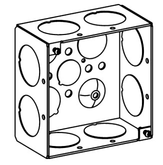 ORBIT 4SDB-100 4" Square 2-1/8" Deep Electrical Box